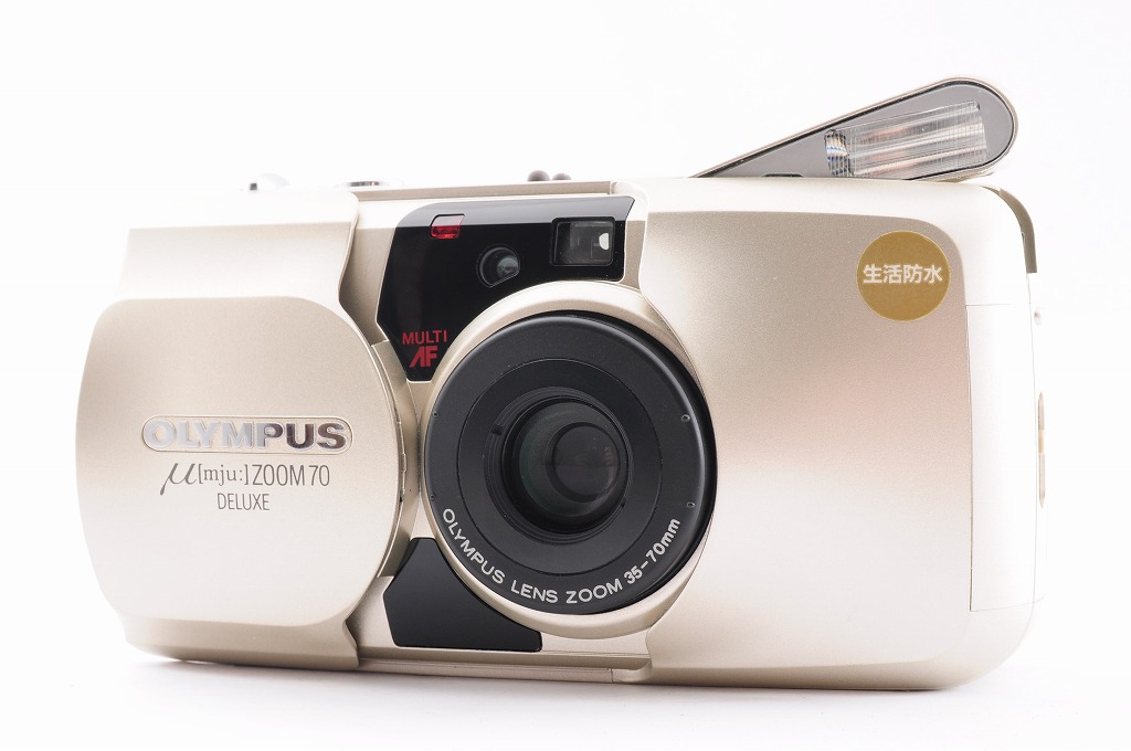 【動作品 】 OLYMPUS μ [mju:] ZOOM70 DELUXE OLYMPUS mju ZOOM 70 DELUXE 35mm Point & shoot Compact Film